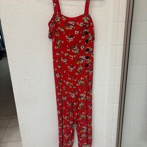 Xhilaration Red Floral Dress